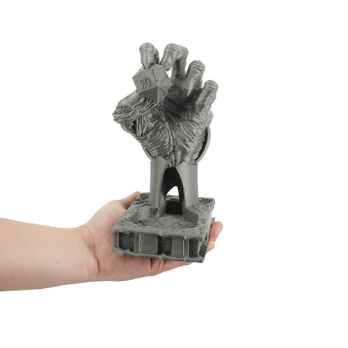 Undead Hand Dice Roller Tower | 3D Printed Monster Game Piece