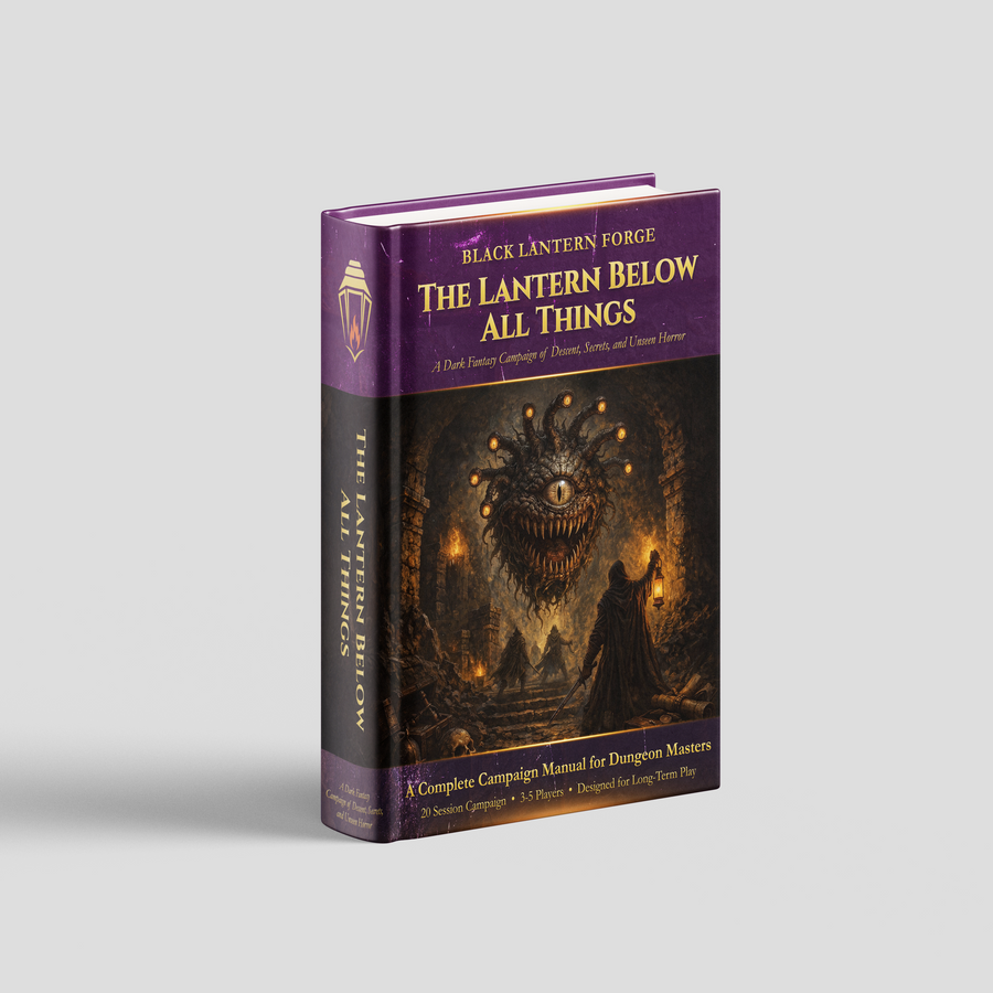 The Lantern Below All Things - Dungeon Master Campaign Manual