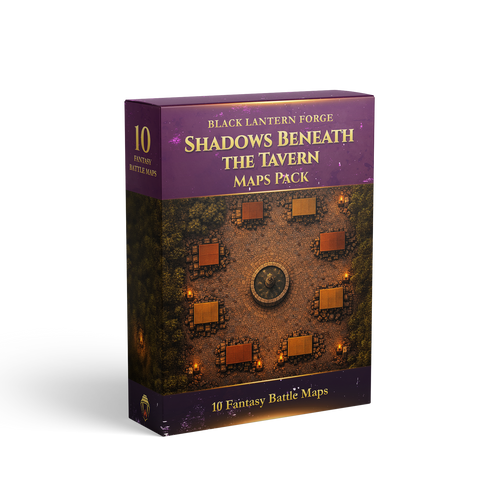 DnD Tavern Map Pack | Shadows Beneath the Tavern